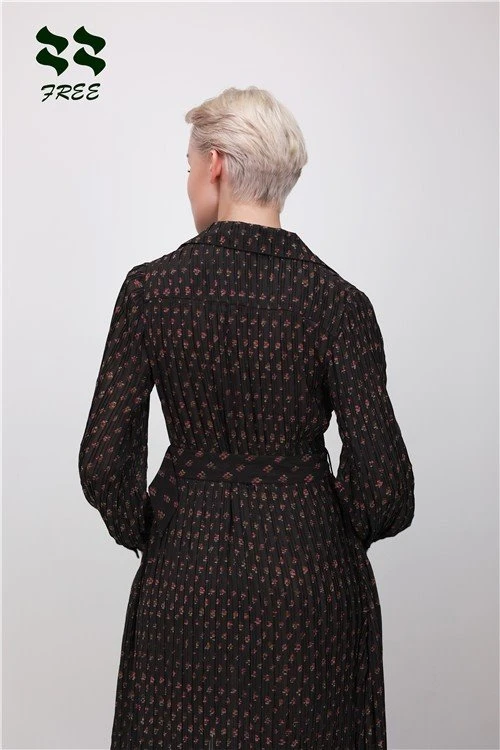 women long sleeve office formal dress